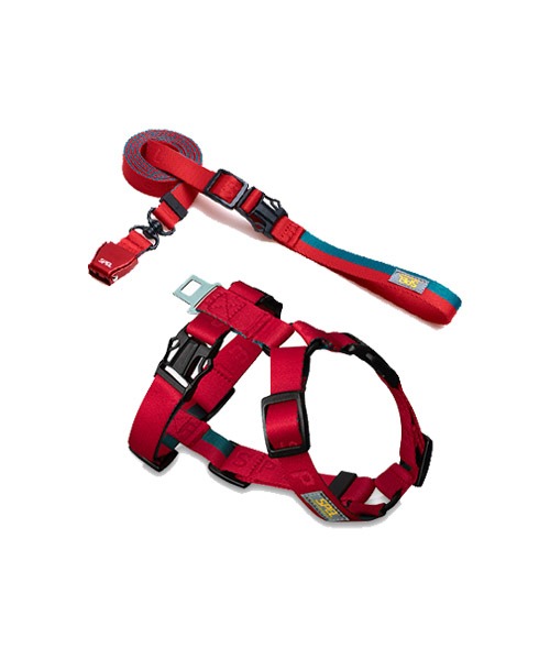 [SEPL] Air TY harness + Leash Set RED