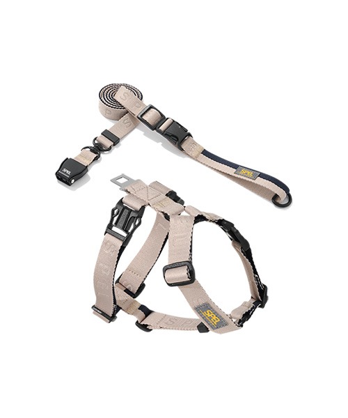 [SEPL] Air TY harness + Leash Set Beige